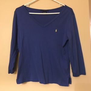Ralph Lauren Sport 3/4 Sleeve Top